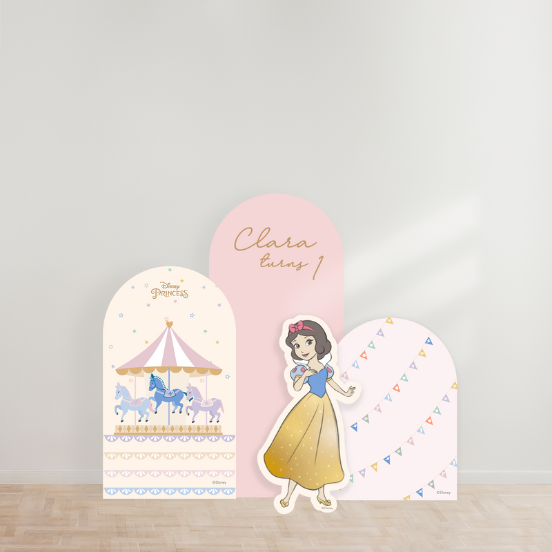 Disney Princesses Carousel Party Backdrop Boards