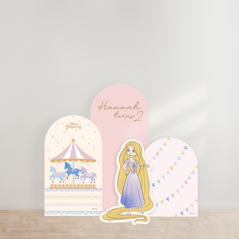 Disney Princesses Carousel Party Backdrop Boards