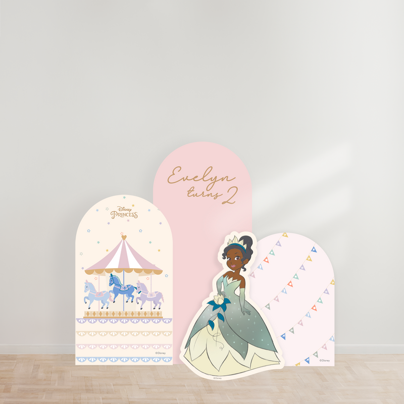Disney Princesses Carousel Party Backdrop Boards