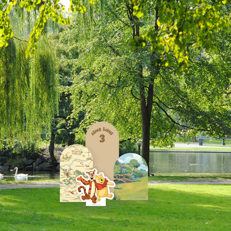 Winnie the Pooh Jolly Good Time Party Backdrop Boards