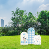 Mickey & Minnie Pastel Forest Animals Party Backdrop Boards