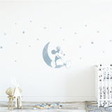 Mickey Watercolour Night Sky Fabric Decal