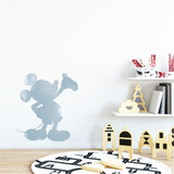 Mickey Watercolour Silhouette Fabric Decal