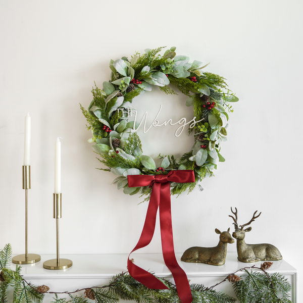 Holly Jolly Christmas Wreath