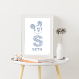 Dazing Mickey Custom Name Poster
