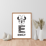 Dazing Minnie Custom Name Poster
