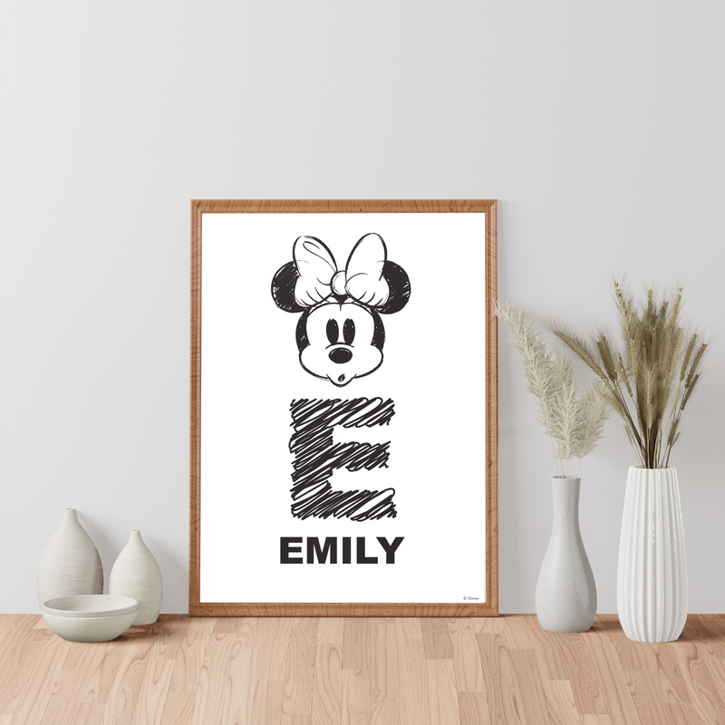 Dazing Minnie Custom Name Poster