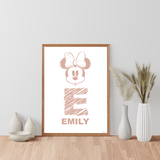 Dazing Minnie Custom Name Poster