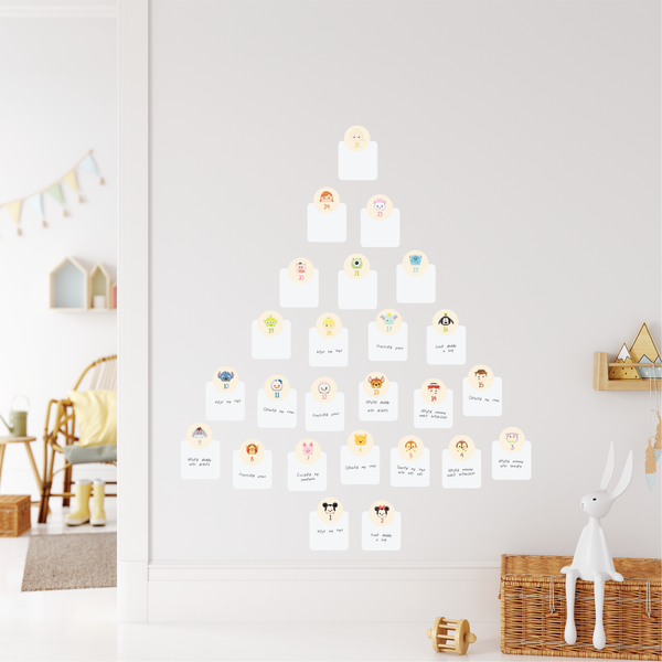 Tsum Tsum Advent Calendar Fabric Decal