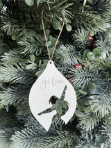 Disney Princess Silhouette Bulb Ornament