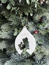 Disney Princess Silhouette Bulb Ornament