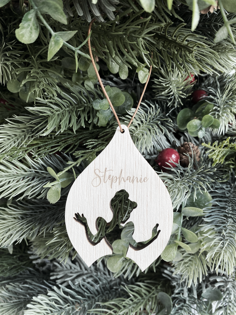 Disney Princess Silhouette Bulb Ornament