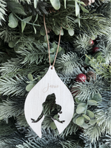 Disney Princess Silhouette Bulb Ornament