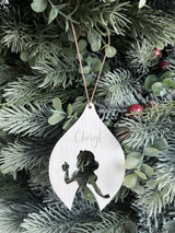 Disney Princess Silhouette Bulb Ornament