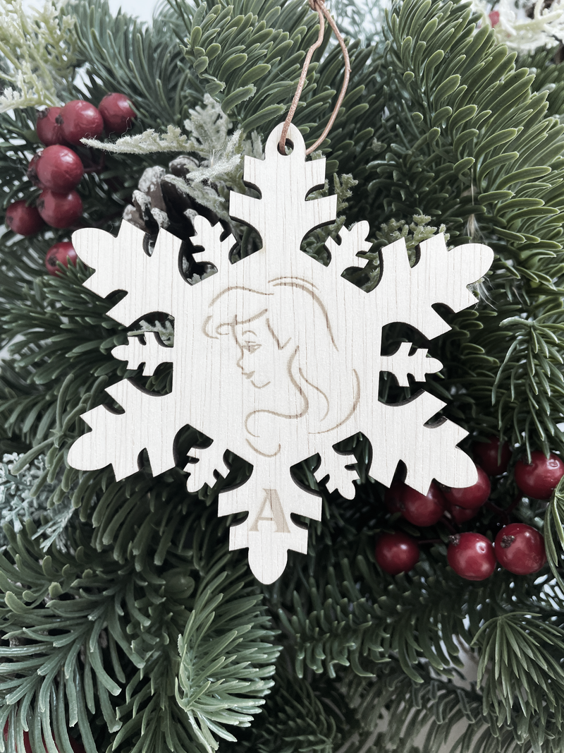 Disney Princess Snowflake Ornament