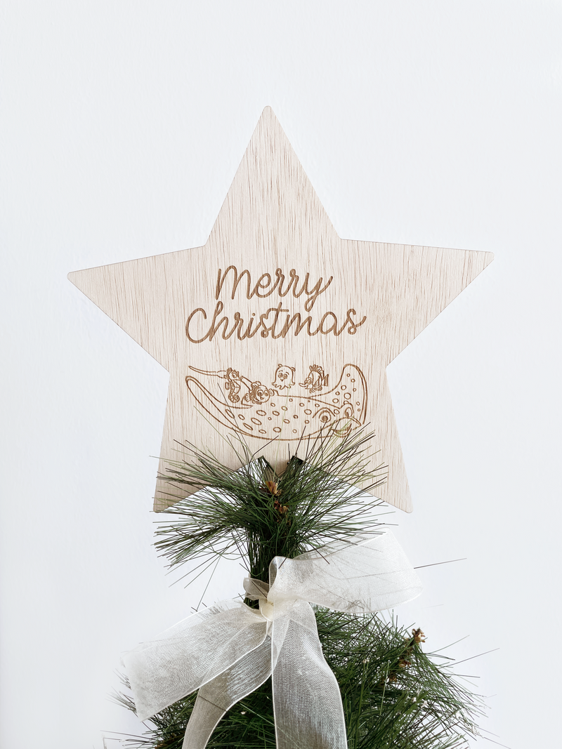Disney Engraved Star Tree Topper