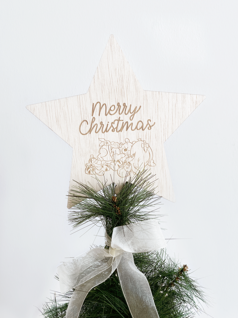 Disney Engraved Star Tree Topper