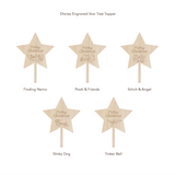 Disney Engraved Star Tree Topper