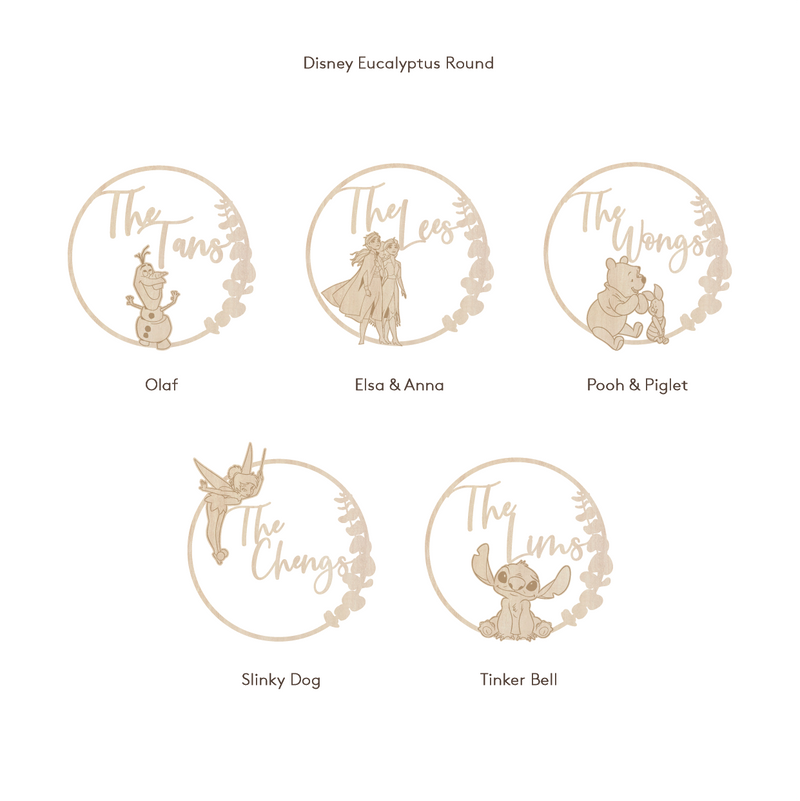 Disney Eucalyptus Round Plaque