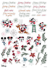Mickey & Minnie Christmas Greetings Sticker Pack