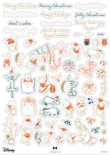 Winnie the Pooh & Friends Christmas Greetings Sticker Pack