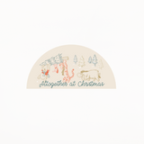 Winnie The Pooh & Friends Christmas Fabric Decal -Altogether at Christmas