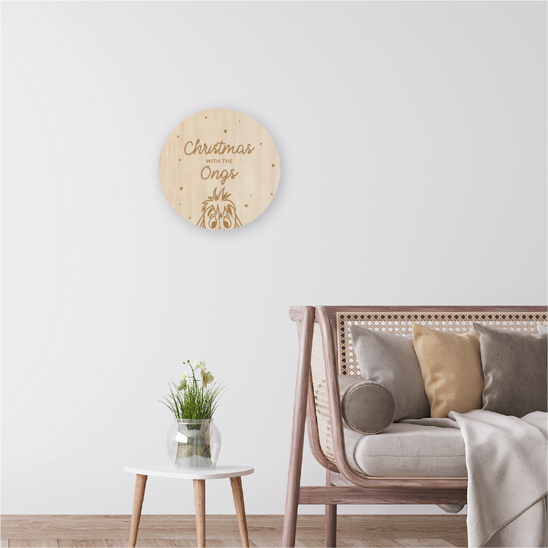 Winnie the Pooh & Friends Christmas Engraved Plaque