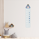 Baby Pooh & Friends Height Chart Fabric Decal