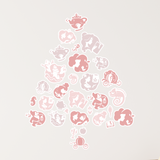 Disney Princesses Christmas Tree Fabric Decal