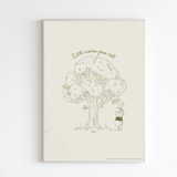 Pooh & Piglet Tree In The Woods Poster
