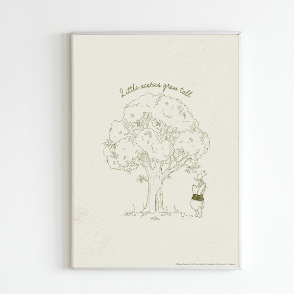 Pooh & Piglet Tree In The Woods Poster