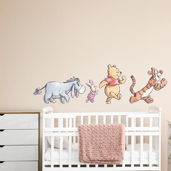 Walking With Pooh & Friends Fabric Decal