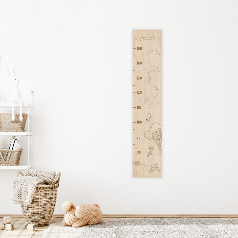 Winnie The Pooh Jigsaw Height Chart