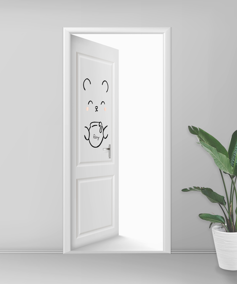 Bear Door Decal
