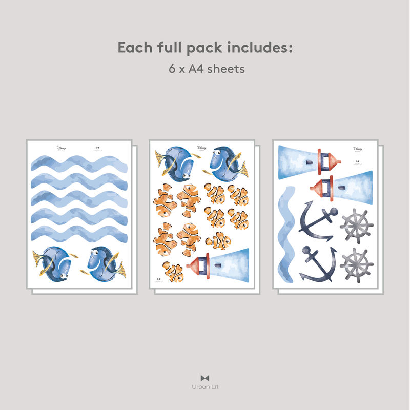 Finding Nemo Fabric Decal