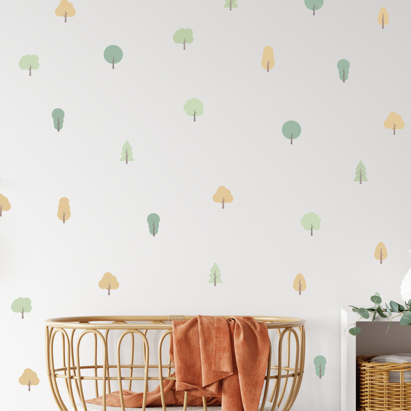 Forest Trees Fabric Decal
