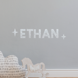 Glitter Removable Decal - Block