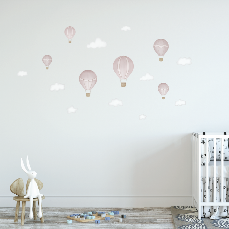 Up Up And Away Fabric Decal
