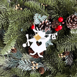 Alice in Wonderland Whimsical Silhouette Ornament