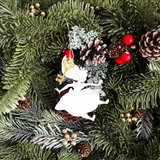 Alice in Wonderland Whimsical Silhouette Ornament