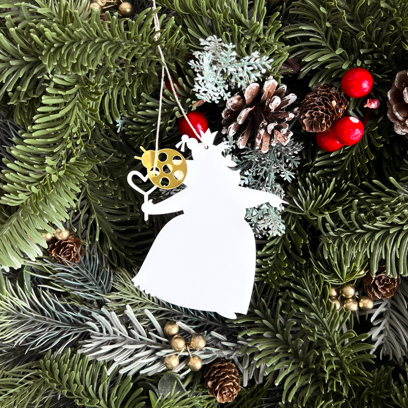 Alice in Wonderland Whimsical Silhouette Ornament
