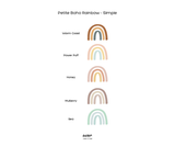 Boho Petite Rainbow Fabric Decal - Simple