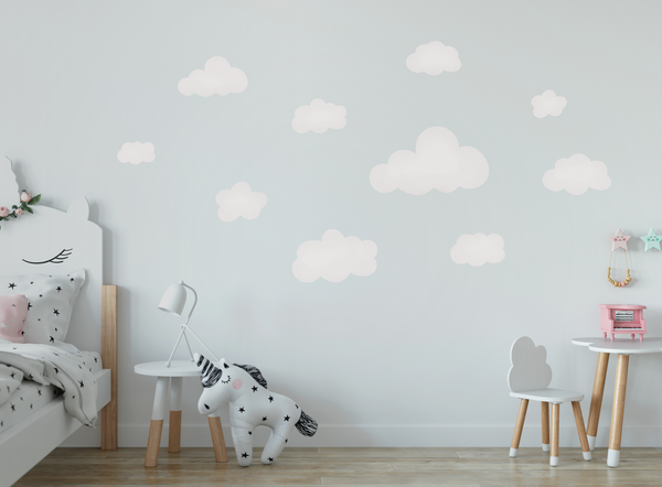 Jumbo Clouds Fabric Decal