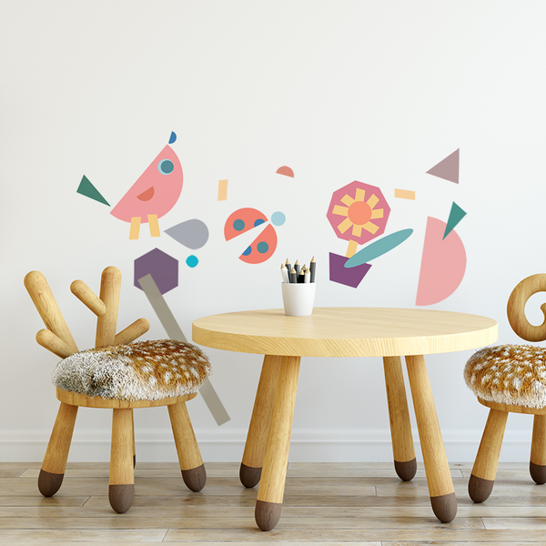 Shapes Fabric Decal by The Little Joy Troopers x Urban Li'l