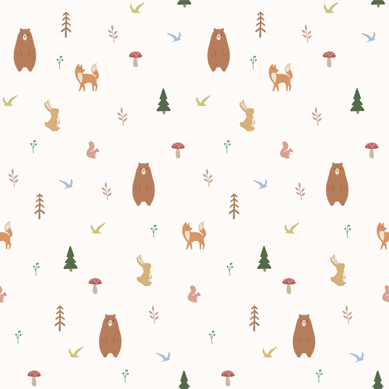 Forest Animals Fabric Decal by Little Boo x Urban Li'l