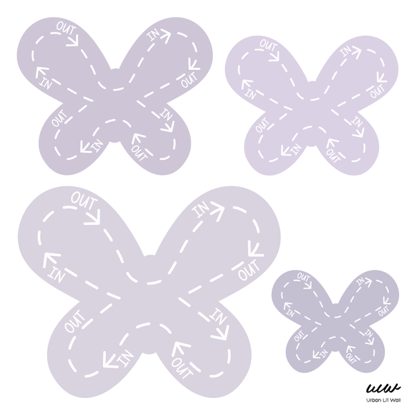 Butterfly Breathing Fabric Decal by Our Little Playnest x Urban Li'l