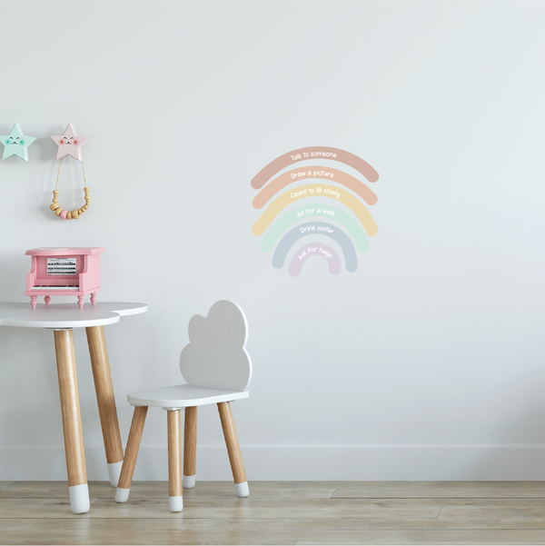 Calming Rainbow Fabric Decal by Our Little Playnest x Urban Li'l