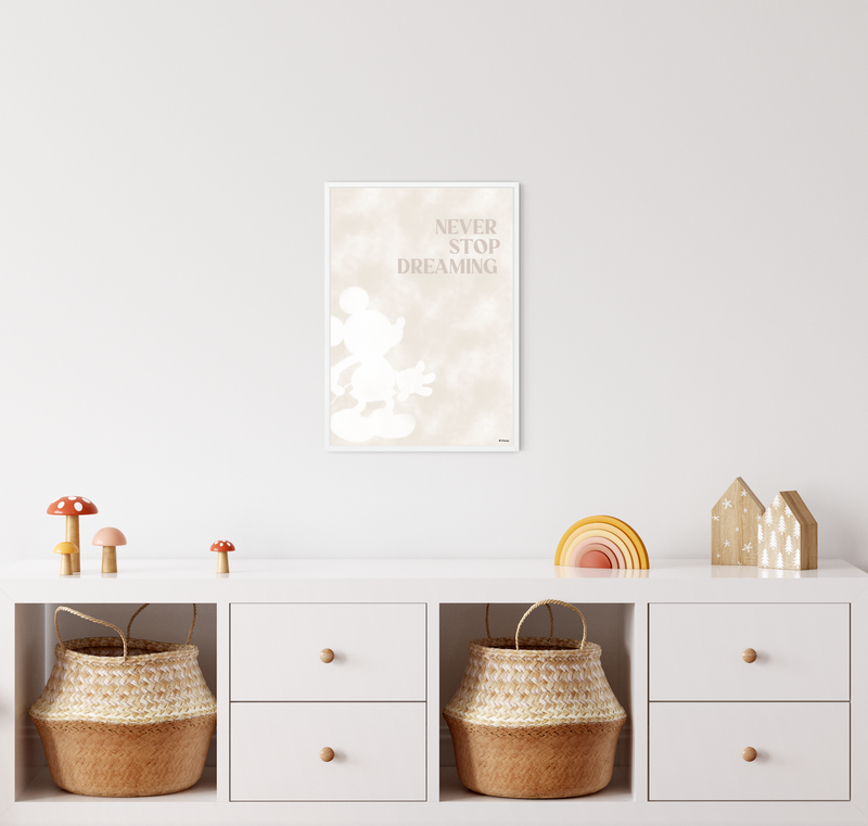 Mickey Silhouette Custom Poster