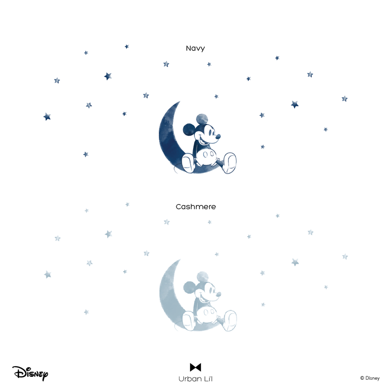 Mickey Watercolour Night Sky Fabric Decal