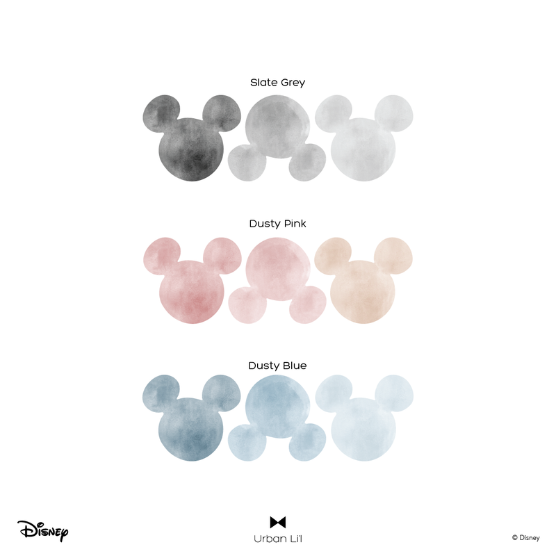 Mickey Watercolour Motif Fabric Decal